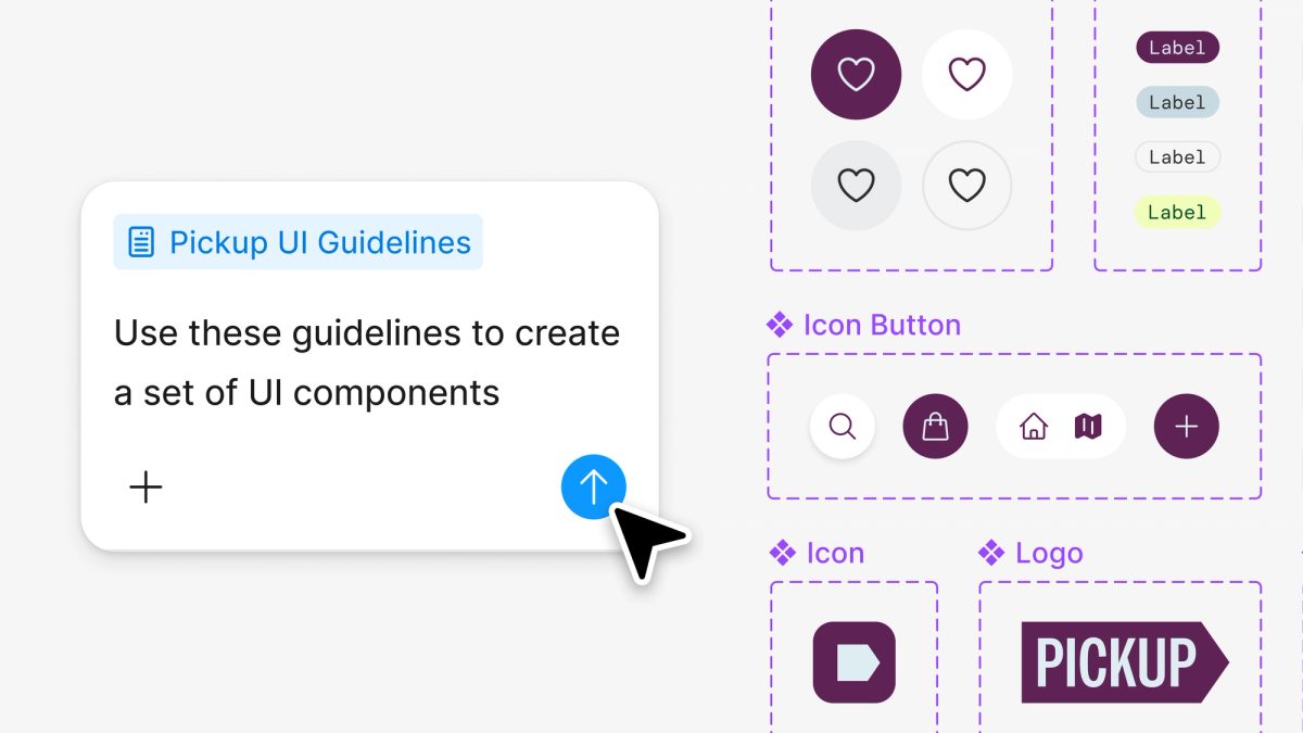 Image from figma.com: Specs put Markdown (and agent context) on the canvas
