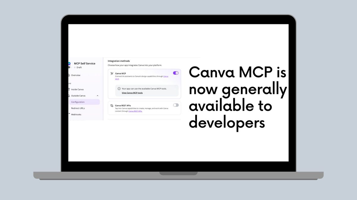 Image from canva.dev: Canva MCP developer portal screenshot